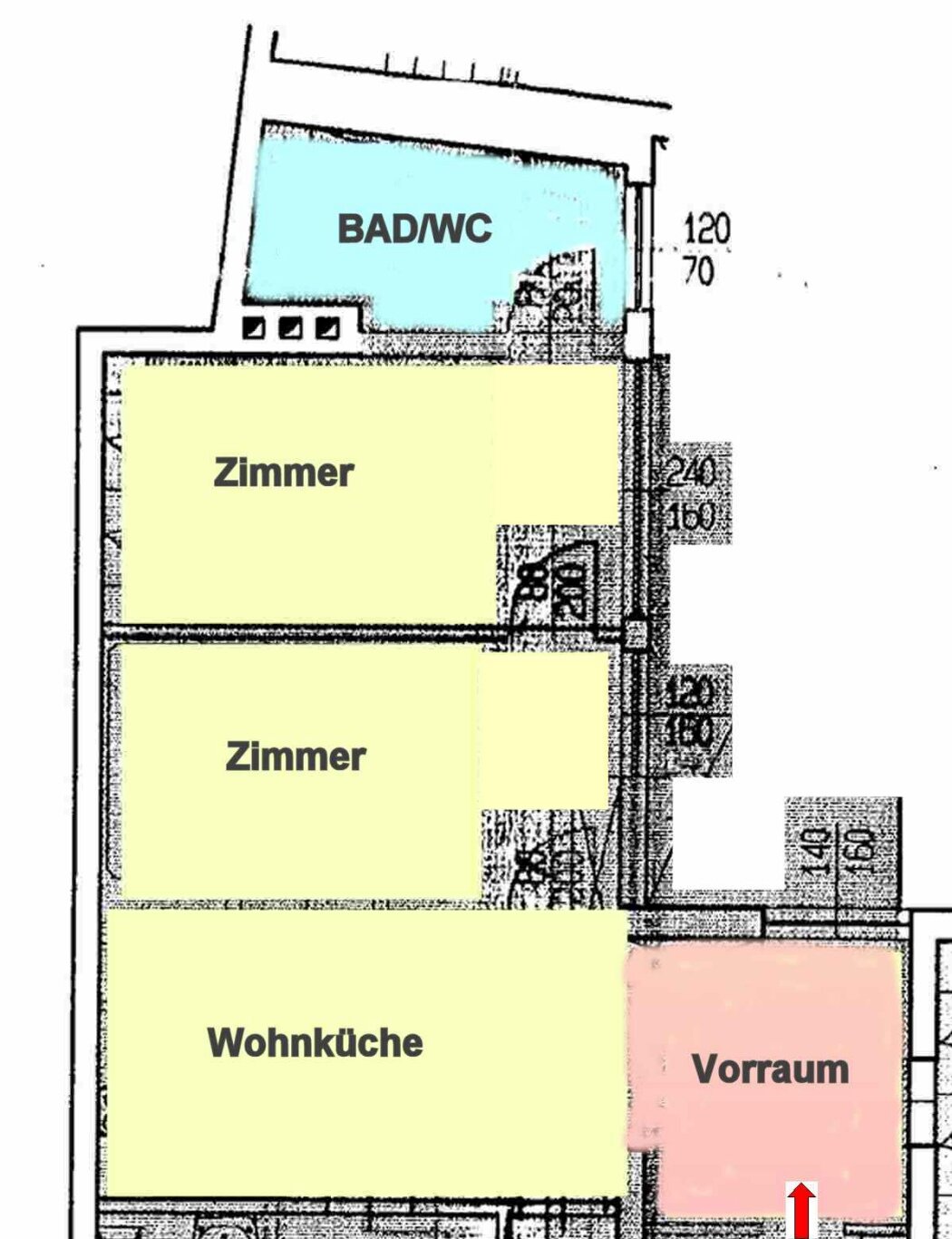 Wohnung zur Miete 378 € 2 Zimmer 63 m²<br/>Wohnfläche Frohsdorf 2821