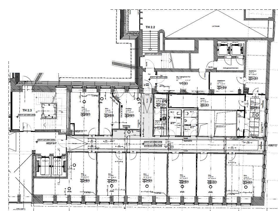 Bürofläche zur Miete 20 € 830 m²<br/>Bürofläche ab 308 m²<br/>Teilbarkeit Neustadt Hamburg 20355