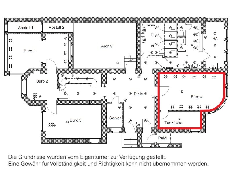 Büro-/Praxisfläche zur Miete 18,67 € 185 m²<br/>Bürofläche Gronau-Regierungsviertel Bonn 53113