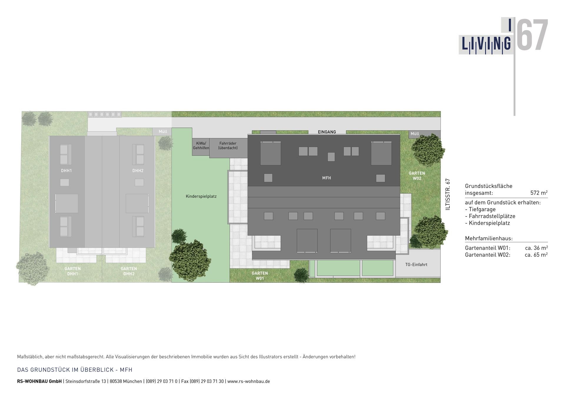 Wohnung zum Kauf 919.000 € 4 Zimmer 96,3 m²<br/>Wohnfläche EG<br/>Geschoss Iltisstraße 67 Waldtrudering München 81827