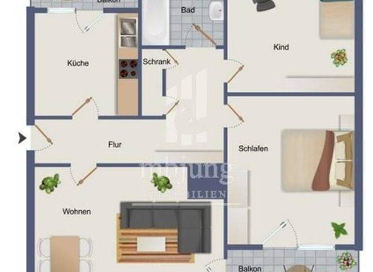 Wohnung zur Miete 380 € 3 Zimmer 75 m² Trarbach Traben-Trarbach 56841