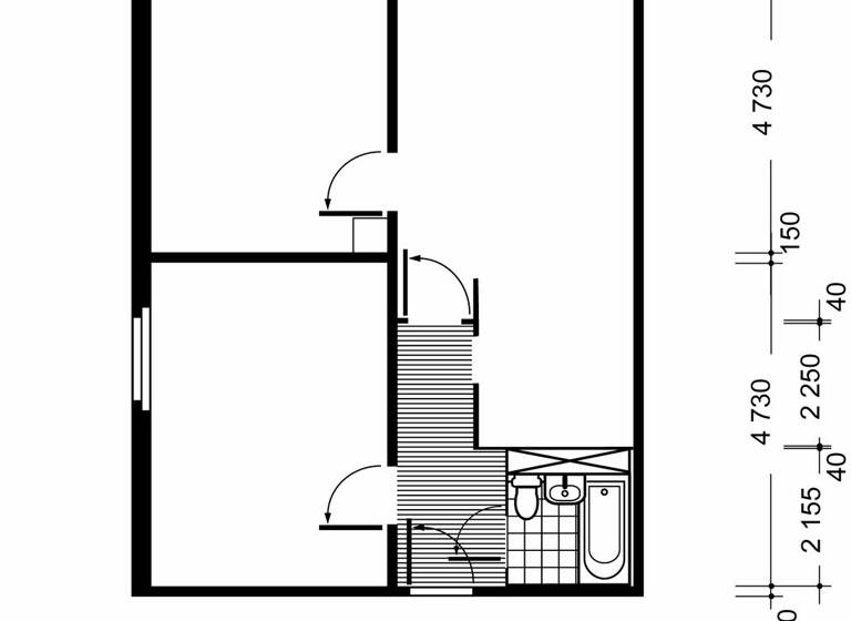 Wohnung zur Miete 443 € 3 Zimmer 64,7 m² 6. Geschoss Vilniuser Straße 16 Rieth Erfurt 99089