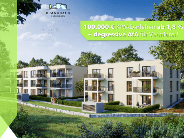 Wohnung zum Kauf - Neubau provisionsfrei 305.050 € 2 Zimmer 53,7 m² 1. Geschoss frei ab sofort Raiffeisenstraße Neunkirchen Neunkirchen a.Brand 91077
