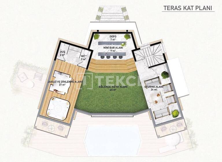 Einfamilienhaus zum Kauf 2.100.000 € 8 Zimmer 670 m² 800 m² Grundstück Mugla 48483