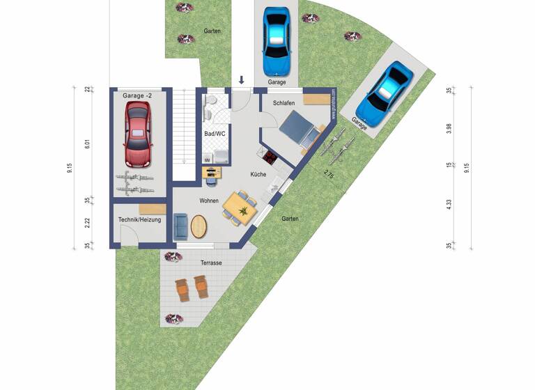 Wohnung zum Kauf 245.000 € 2 Zimmer 56 m²<br/>Wohnfläche 1.<br/>Geschoss ab sofort<br/>Verfügbarkeit Jagstzell Jagstzell 73489