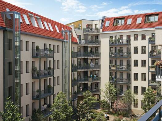 Wohnung zum Kauf - Erstbezug 298.000 € 1 Zimmer 34,1 m² 5. Geschoss Sonntagstraße 23a Friedrichshain Berlin 10245