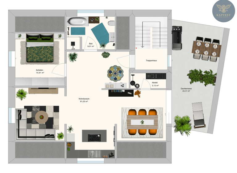 Wohnung zur Miete 1.095 € 3 Zimmer 108 m² Neukirchen Neuburg am Inn 94127