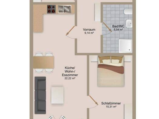 Wohnung zum Kauf 219.459 € Villacher Vorstadt Klagenfurt 9020