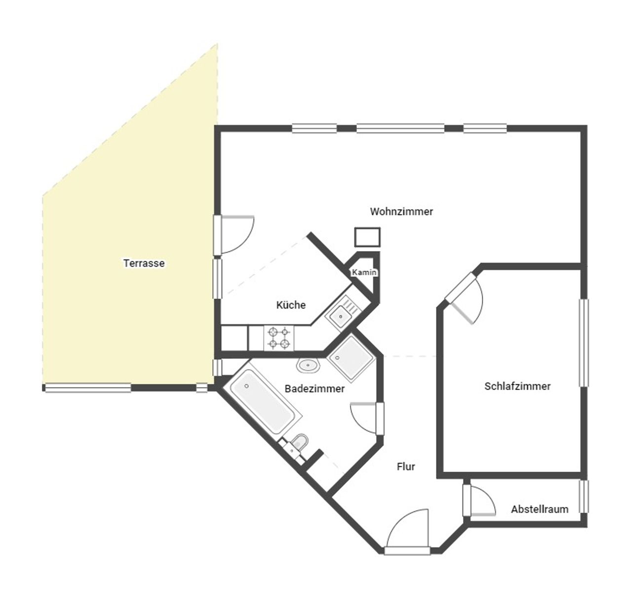 Wohnung zum Kauf 209.000 € 2 Zimmer 61,7 m²<br/>Wohnfläche EG<br/>Geschoss Sehlendorf Blekendorf 24327