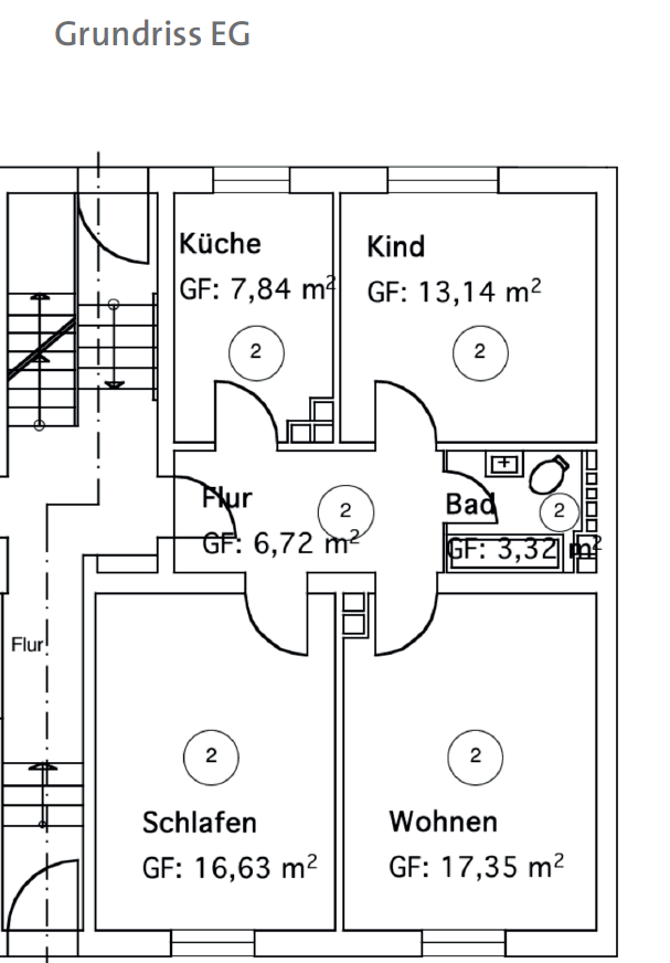 Wohnung zum Kauf provisionsfrei als Kapitalanlage geeignet 193.700 € 3 Zimmer 65 m²<br/>Wohnfläche Strauchstr Glockenhof Nürnberg 90478