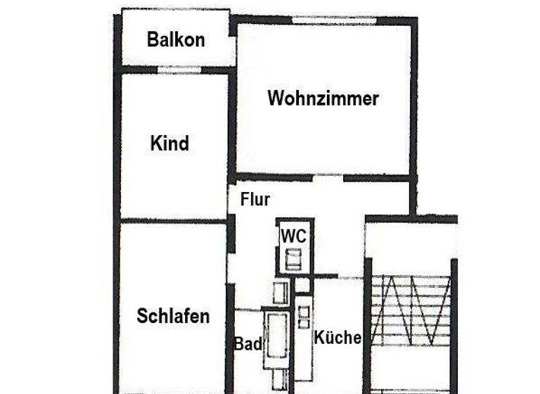 Wohnung zum Kauf 157.500 € 3 Zimmer 70,3 m² 3. Geschoss Schwenningen Villingen-Schwenningen 78054