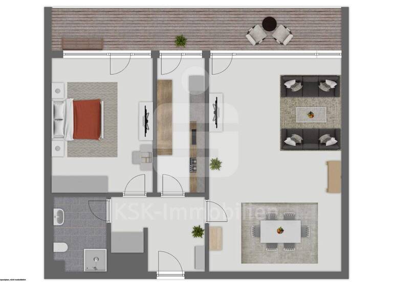 Wohnung zum Kauf 175.000 € 2 Zimmer 73 m² 1. Geschoss Niederpleis Sankt Augustin 53757