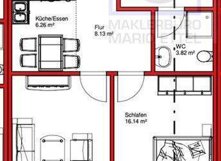 Wohnung zur Miete 651 € 3 Zimmer 73,1 m² 1. Geschoss Drahnsdorf 15938