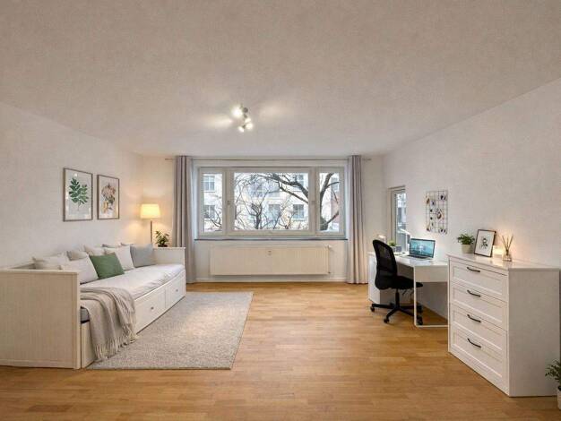 Studio zur Miete Wohnen auf Zeit 975 € 1 Zimmer 80 m² frei ab 28.02.2026 Gentzstr Schwabing-West München 80796