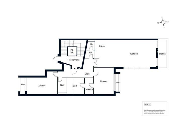 Wohnung zum Kauf 2.200.000 € 3 Zimmer 164 m² Rotherbaum Hamburg 20148
