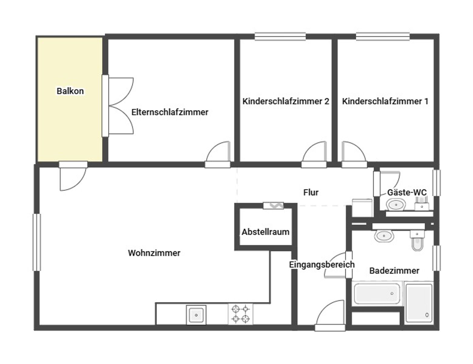 Wohnung zum Kauf 449.000 € 4 Zimmer 99,8 m²<br/>Wohnfläche 4.<br/>Geschoss Schwanheim Frankfurt am Main 60529