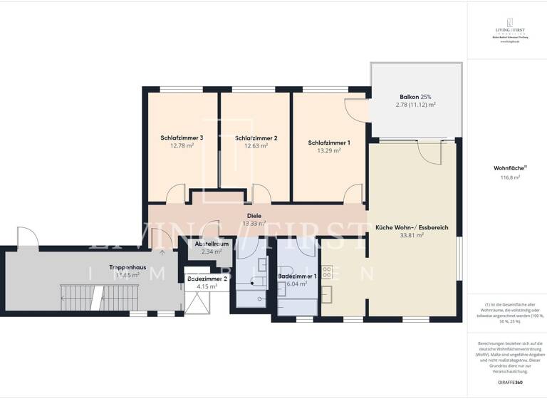Wohnung zum Kauf 699.000 € 4 Zimmer 107 m² 2. Geschoss Haslach Freiburg im Breisgau 79115
