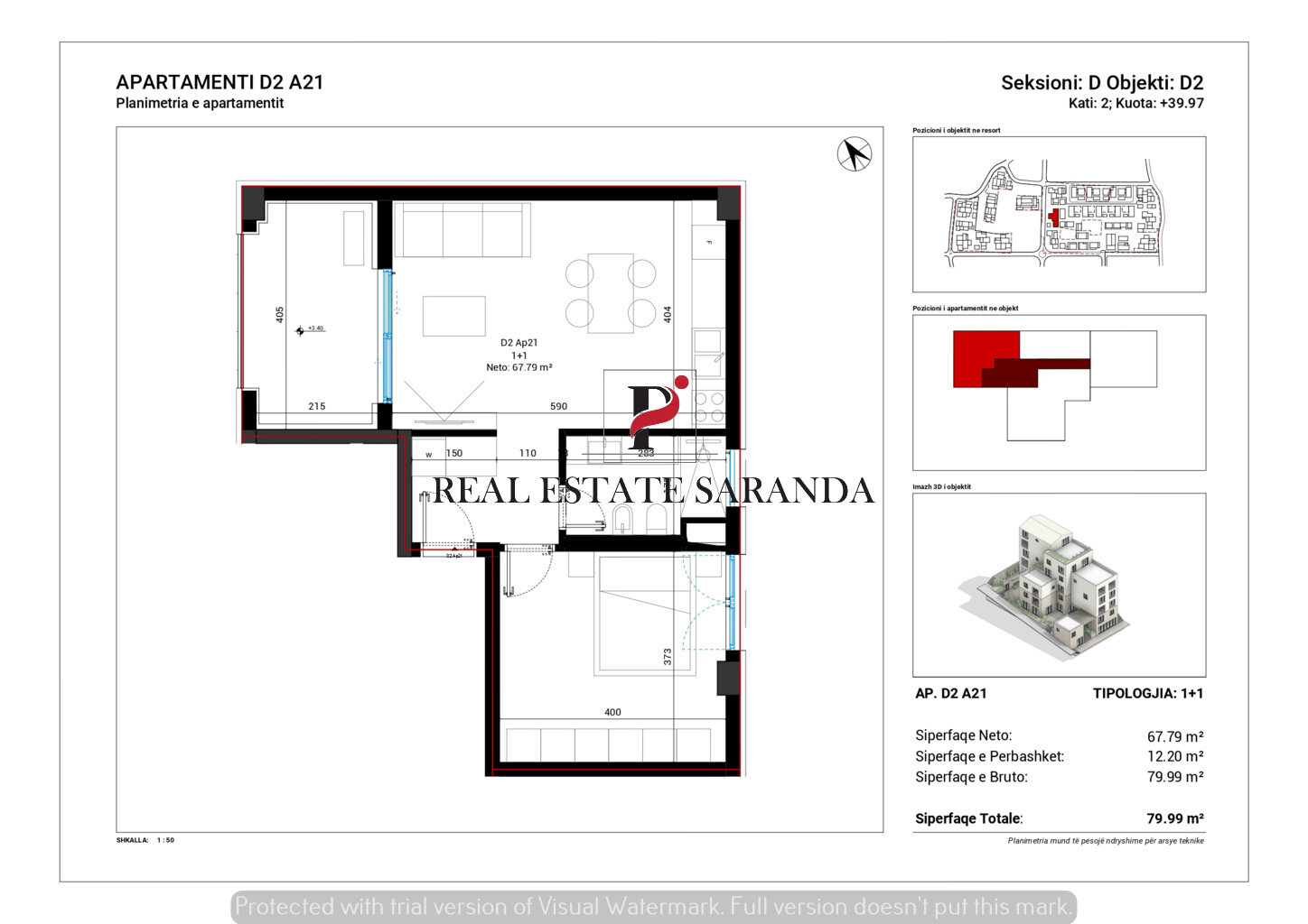 Studio zum Kauf 3.000 € Drimadhes - Dhermi