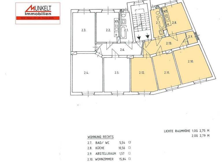 Wohnung zur Miete 375 € 3 Zimmer 68,1 m² frei ab sofort Zeitz 06712