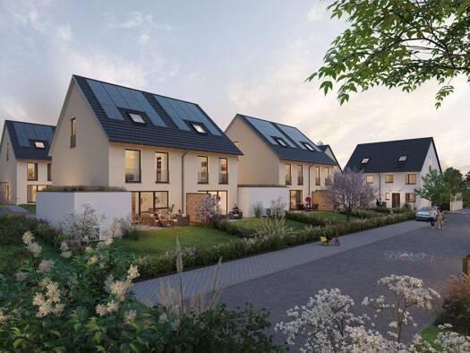 Doppelhaushälfte zum Kauf - Neubau provisionsfrei 487.000 € 4 Zimmer 125,4 m² 233,5 m² Grundstück frei ab sofort Neibsheim Bretten 75015