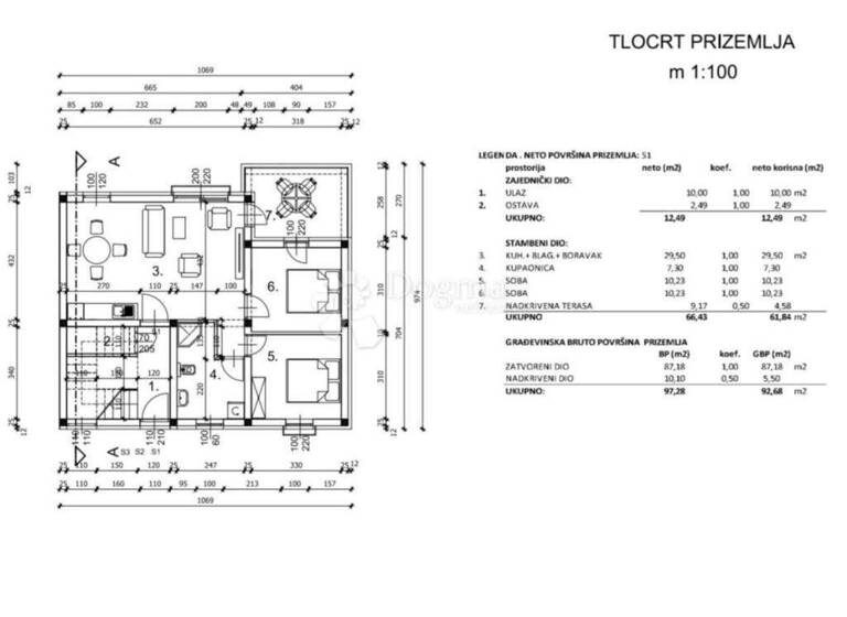 Wohnung zum Kauf 202.000 € 3 Zimmer 92 m² Vir