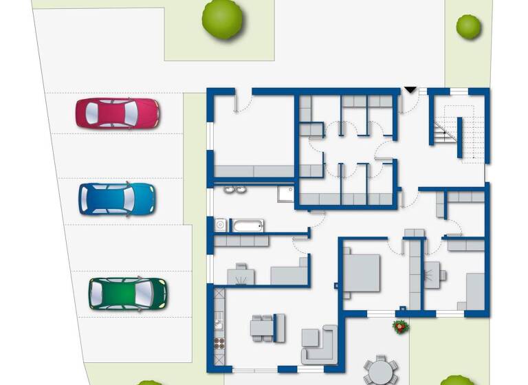 Terrassenwohnung zum Kauf - Erstbezug provisionsfrei als Kapitalanlage geeignet 469.000 € 4 Zimmer 112 m² Landau Landau an der Isar 94405