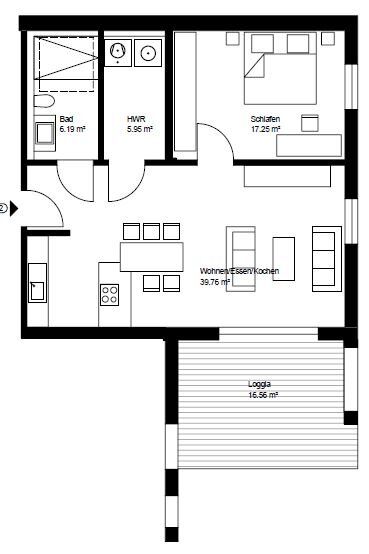 Wohnung zum Kauf 263.000 € 2 Zimmer 75,3 m²<br/>Wohnfläche 1.<br/>Geschoss 01.01.2025<br/>Verfügbarkeit Innenstadt Neunkirchen 66538