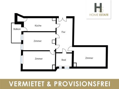 Wohnung zum Kauf provisionsfrei 445.000 € 5 Zimmer 120 m² 1. Geschoss frei ab sofort Hardenbergstraße 52 Südvorstadt Leipzig 04275