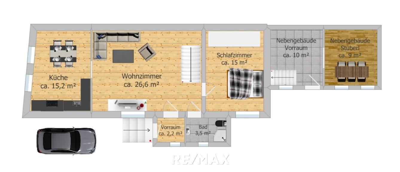 Einfamilienhaus zum Kauf 152.000 € 4 Zimmer 62 m²<br/>Wohnfläche 201 m²<br/>Grundstück Schattendorf 7022