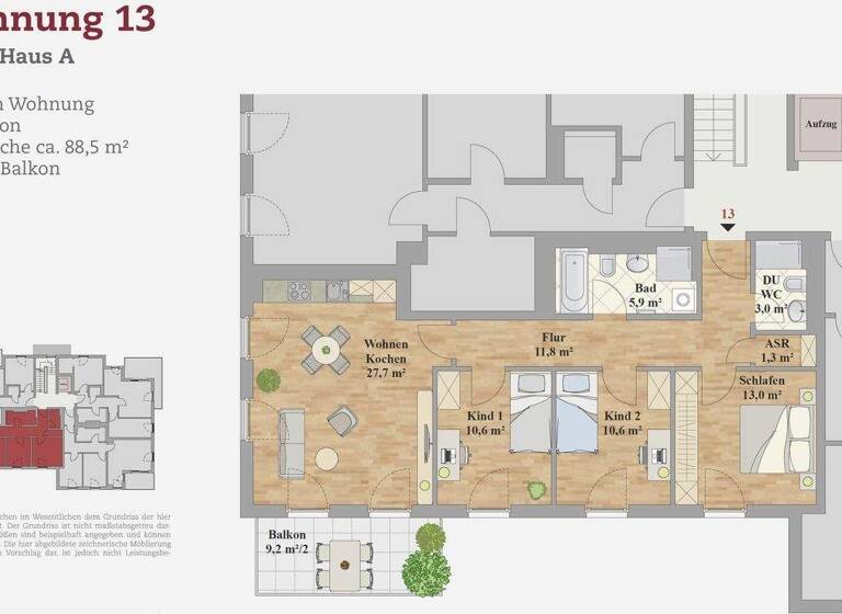 Wohnung zum Kauf 584.100 € 4 Zimmer 88,5 m² 2. Geschoss Leubnitz-Neuostra Dresden 01219