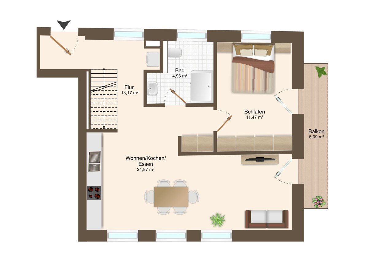 Maisonette zur Miete 1.120 € 3 Zimmer 83 m²<br/>Wohnfläche 1.<br/>Geschoss Laufenerstraße 50 Freilassing Freilassing 83395