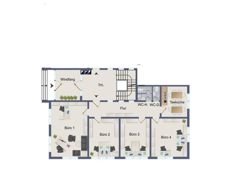 Bürogebäude zur Miete 2.073 € 134,9 m² Bürofläche Hügelsheim 76549