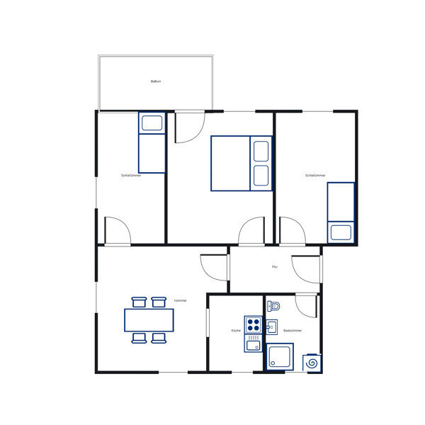 Wohnung zur Miete 561 € 3 Zimmer 59,7 m²<br/>Wohnfläche 18.12.2024<br/>Verfügbarkeit Frasenweg 8 Drei Brücken Kassel 34128