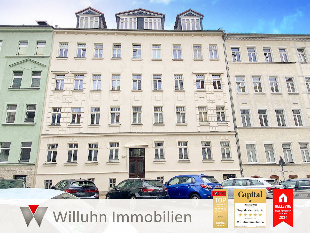 Wohnung zum Kauf 169.000 € 2 Zimmer 61,4 m²<br/>Wohnfläche 3.<br/>Geschoss Gohlis - Mitte Leipzig 04157