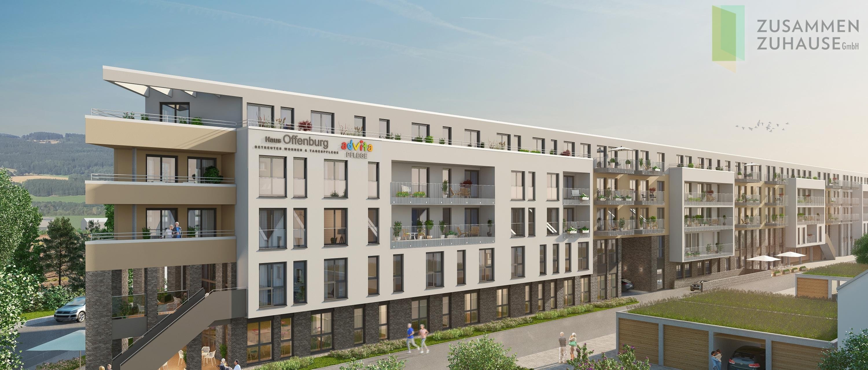 Wohnung zur Miete 702,63 € 1 Zimmer 36 m²<br/>Wohnfläche 2.<br/>Geschoss Nordstadt Offenburg 77652