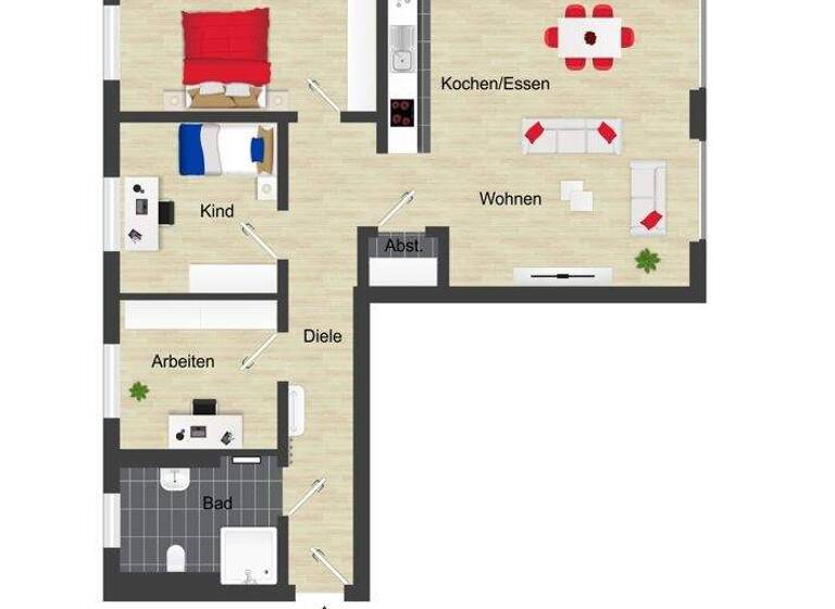 Wohnung zum Kauf - Erstbezug provisionsfrei 377.000 € 4 Zimmer 98,9 m² Wittler Straße 19 Schloß Neuhaus Paderborn / Schloß Neuhaus 33104