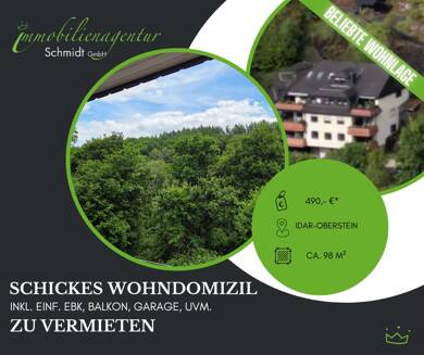 Wohnung zur Miete 490 € 4 Zimmer 98 m² 2. Geschoss Idar Idar-Oberstein 55743
