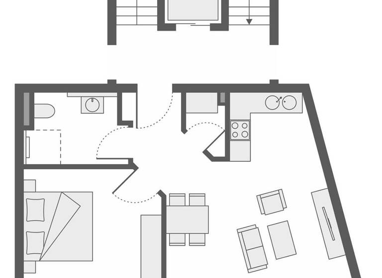 Wohnung zum Kauf provisionsfrei 363.000 € 3 Zimmer 74,1 m²<br/>Wohnfläche EG<br/>Geschoss Martinstraße 40 Bonndorf Bonndorf im Schwarzwald 79848