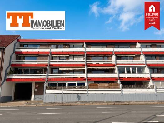 Wohnung zum Kauf 110.000 € 3 Zimmer 68,2 m² 2. Geschoss Innenstadt Wilhelmshaven 26382