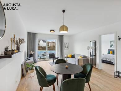 Wohnung zur Miete - Neubau 1.330 € 3 Zimmer 69,5 m² 4. Geschoss frei ab sofort Ladehofstraße 1 Bahnhofs- und Bismarckviertel Augsburg 86150