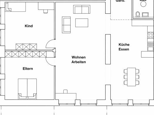 Wohnung zur Miete 1.400 € 3,5 Zimmer 141 m² EG frei ab 15.04.2026 Muggensturm 76461
