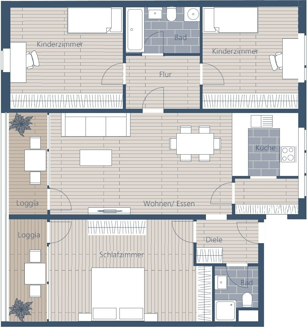 Wohnung zum Kauf provisionsfrei 368.000 € 4 Zimmer 112,1 m²<br/>Wohnfläche 2.<br/>Geschoss Lindenau Leipzig 04177