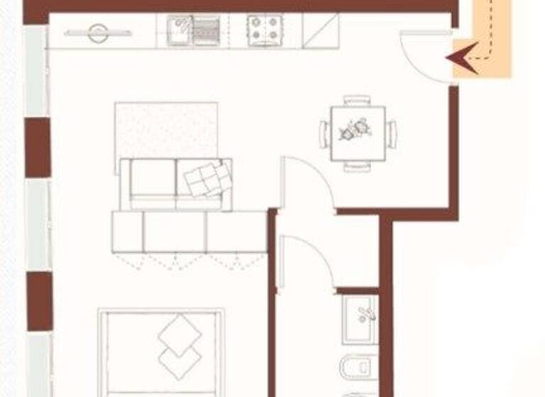 Studio zum Kauf 215.000 € 1 Zimmer 58 m² frei ab sofort Venedig