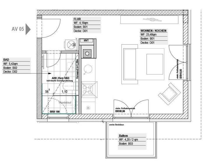 Studio zum Kauf - Erstbezug provisionsfrei 740.000 € 1 Zimmer 35,3 m² 1. Geschoss Gumbinnenstraße 13 München 81929