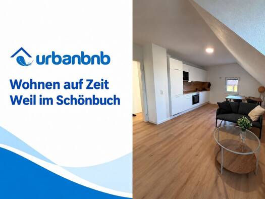 Wohnung zur Miete auf Zeit 910 € 2 Zimmer 38 m² frei ab 31.10.2026 Otto-Hahn-Straße Breitenstein Weil im Schönbuch 71093