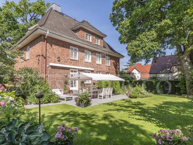 Villa zum Kauf 3.500.000 € 12 Zimmer 330 m² 780 m² Grundstück Nienstedten Hamburg 22609