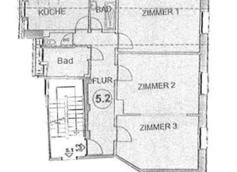Wohnung zum Kauf provisionsfrei 333.333 € 3 Zimmer 89 m²<br/>Wohnfläche 4.<br/>Geschoss Guntherstr. 53 Gleißhammer Nürnberg 90461