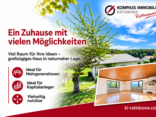 Einfamilienhaus zum Kauf 399.000 € 6 Zimmer 207 m² 1.169 m² Grundstück Saxberg Sinzing 93161