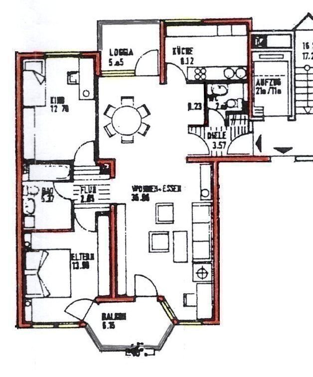 Wohnung zum Kauf 295.000 € 3 Zimmer 92,5 m²<br/>Wohnfläche 4.<br/>Geschoss ab sofort<br/>Verfügbarkeit Südstadt 30 Fürth 90763