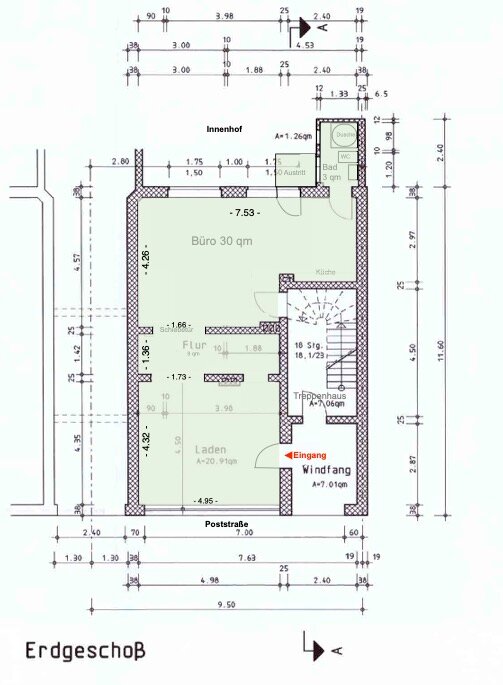 Laden zur Miete 850 € 64 m²<br/>Verkaufsfläche Stadtkern Jülich 52428